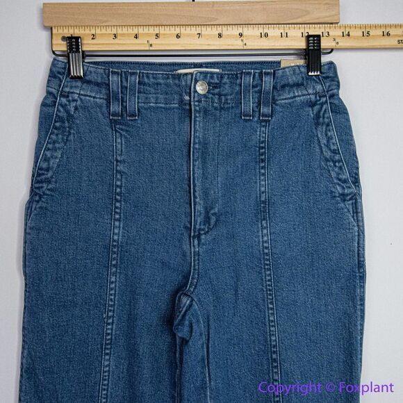 NEW‎ Madewell Perfect Vintage Jean in Medium Indigo Wash: Seamed Edition, 25 - Picture 5 of 16